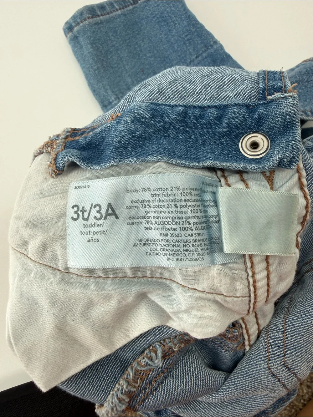 OshKosh B'gosh Kids' Blue Denim Overalls